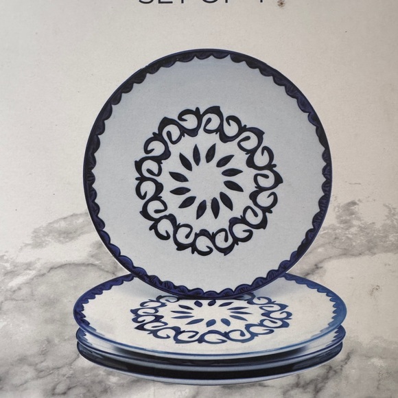 Servappetit Cabo Ceramic Bowls and plate Set of 4 each